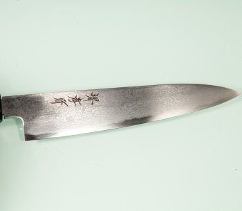 Mr. Suogo Yamatsuka Ginsan Damascus Wa-Petty 150mm