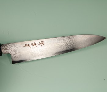 Mr. Suogo Yamatsuka Ginsan Damascus Wa-Petty 150mm