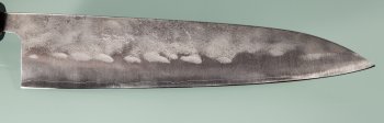 Goko Hamono Shirogami 1 Gyuto 240mm Nashiji