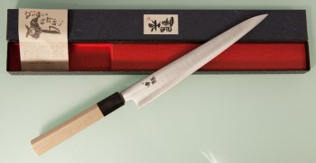 Ashi Hamono Wa-Sujihiki 240mm Schwedenstahl