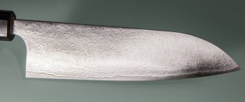 Masami Azai VG-10 etched Wa Santoku 165mm