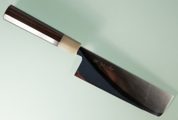 Konosuke Mirror Wa-Nakiri 180mm Ebony