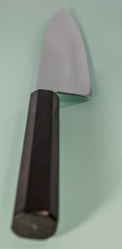 Shirou Kamo Aogami 2 Ebony Gyuto 185mm Vollspiegel