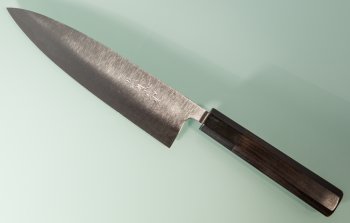 Shirou Kamo Aogami 2 Ebony Gyuto 185mm