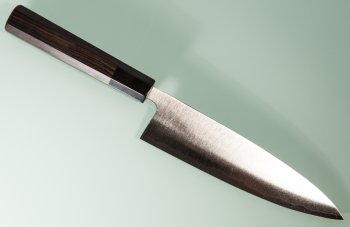Shirou Kamo Aogami 2 Ebony Gyuto 185mm