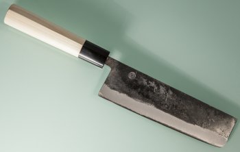 Tanaka Shigeki Aogami 2 Black Nakiri 165mm