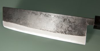 Tanaka Shigeki Aogami 2 Black Nakiri 165mm