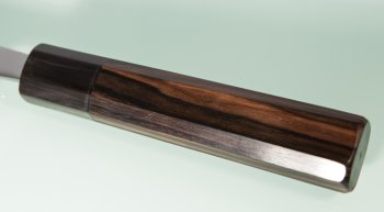 Shirou Kamo Aogami 2 Ebony Gyuto 245mm Vollspiegel