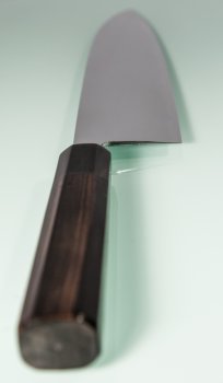 Shirou Kamo Aogami 2 Ebony Gyuto 245mm Vollspiegel