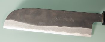 Shiro Kamo Aogami 2 black Kamagata Usuba 165mm