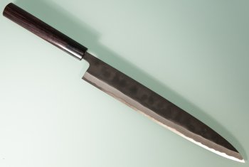 Shiro Kamo Aogami 2 black Sujihiki 270mm