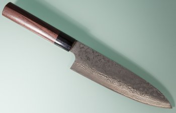 Shiro Kamo Pulverstahl Gyuto 185mm