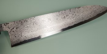 Yauji Suminagashi Shirogami Gyuto 210mm