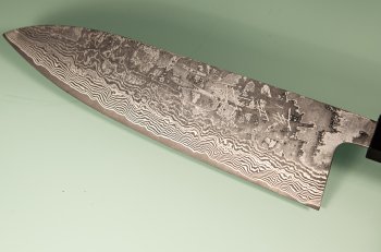 Shiro Kamo Pulverstahl Wa-Gyuto 190mm Ebony