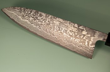 Shiro Kamo Pulverstahl Wa-Gyuto 190mm Ebony
