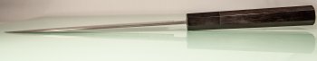 Shiro Kamo Pulverstahl Wa-Gyuto 190mm Ebony