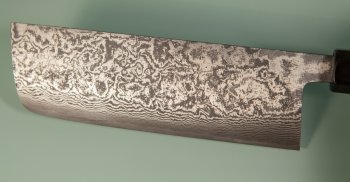 Shiro Kamo Pulverstahl Wa-Nakiri 165mm Ebony