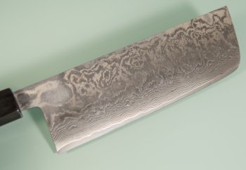 Shiro Kamo Pulverstahl Wa-Nakiri 165mm Ebony