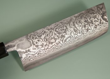 Shiro Kamo Pulverstahl Wa-Nakiri 165mm Ebony