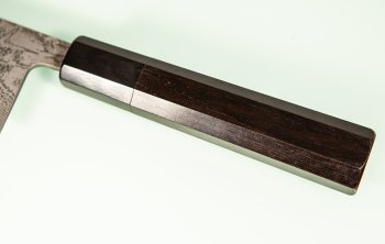Shiro Kamo Pulverstahl Wa-Gyuto 215mm Ebony