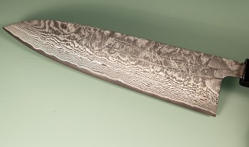 Shiro Kamo Pulverstahl Wa-Gyuto 215mm Ebony