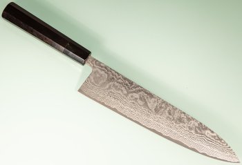 Shiro Kamo Pulverstahl Wa-Gyuto 245mm Ebony
