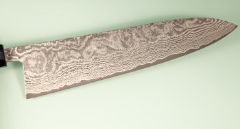 Shiro Kamo Pulverstahl Wa-Gyuto 245mm Ebony
