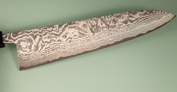 Shiro Kamo Pulverstahl Wa-Gyuto 245mm Ebony