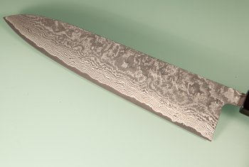 Shiro Kamo Pulverstahl Wa-Gyuto 245mm Ebony