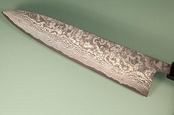 Shiro Kamo Pulverstahl Wa-Gyuto 245mm Ebony