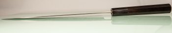 Shiro Kamo Pulverstahl Wa-Gyuto 245mm Ebony