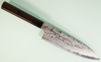 Shirou Kamo Shirogami 2 Gyuto 185mm Ebony