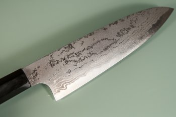 Shirou Kamo Shirogami 2 Gyuto 185mm Ebony