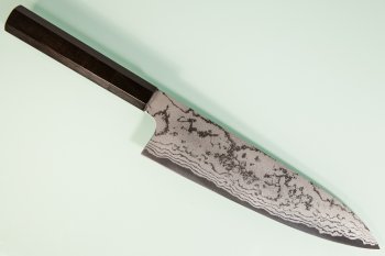 Shirou Kamo Shirogami 2 Gyuto 215mm Ebony