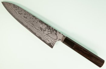 Shirou Kamo Shirogami 2 Gyuto 215mm Ebony