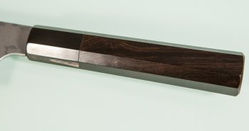 Shirou Kamo Shirogami 2 Gyuto 215mm Ebony