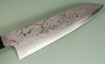 Shirou Kamo Shirogami 2 Gyuto 215mm Ebony