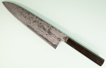 Shirou Kamo Shirogami 2 Gyuto 245mm Ebony