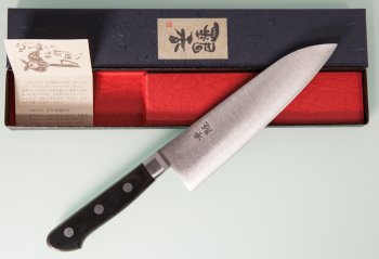 Ashi Hamono Santoku 180mm Shirogami