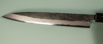 Nishida Shirogami 1 Yanagiba 240mm Kurouchi