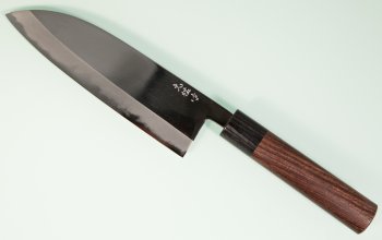 Nishida Shirogami 1 Santoku 175mm Mirror