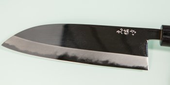 Nishida Shirogami 1 Santoku 175mm Mirror