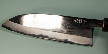 Nishida Shirogami 1 Santoku 175mm Mirror