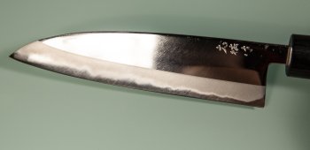 Nishida Shirogami 1 Funayuki 155mm Mirror