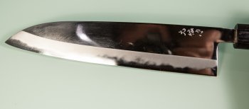 Nishida Shirogami 1 Gyuto 215mm Mirror