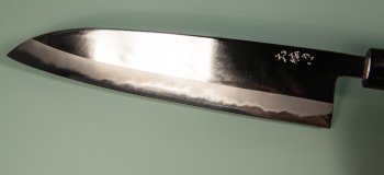 Nishida Shirogami 1 Gyuto 215mm Mirror