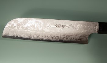 Shirou Kamo VG-10 Kamagata Usuba 170mm Ebony