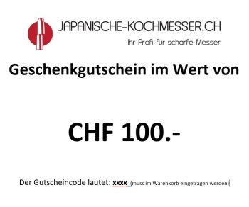 Geschenkgutschein CHF 100.-