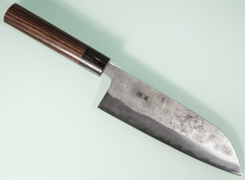 Fujiwara Teruyasu Nashiji Wa-Santoku 185mm Rosewood