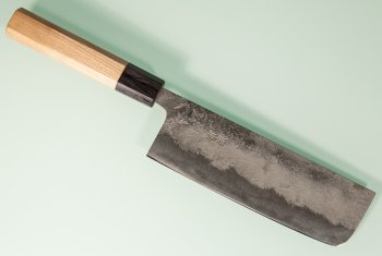 Fujiwara Teruyasu Nashiji Wa-Nakiri 150mm Cherrywood